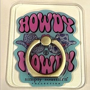 NEW Simply Southern Phone Holder Kickstand – “Howdy Howdy” Design